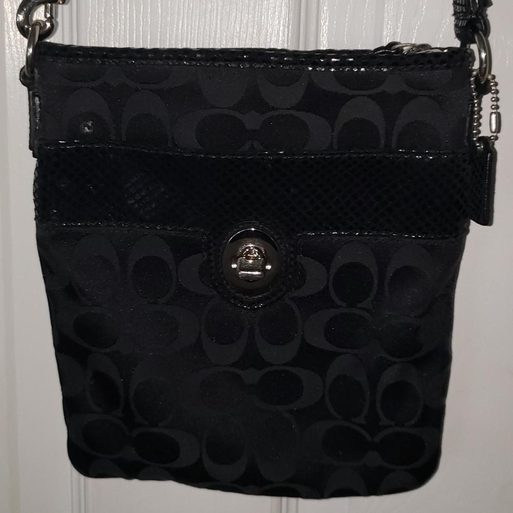 Coach black purse